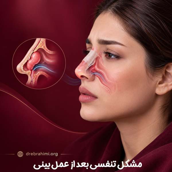 مشکل تنفسی بعد از عمل بینی - دکتر ابراهیمی