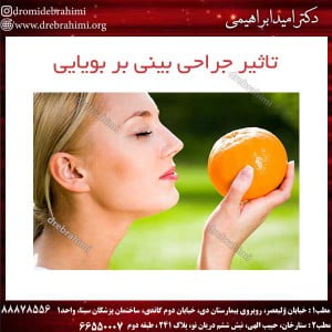 تاثیر جراحی بینی بر بویایی - دکتر ابراهیمی